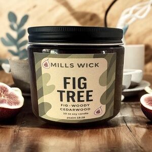 🕯️ Fig Tree Essence – 10 oz Soy Candle